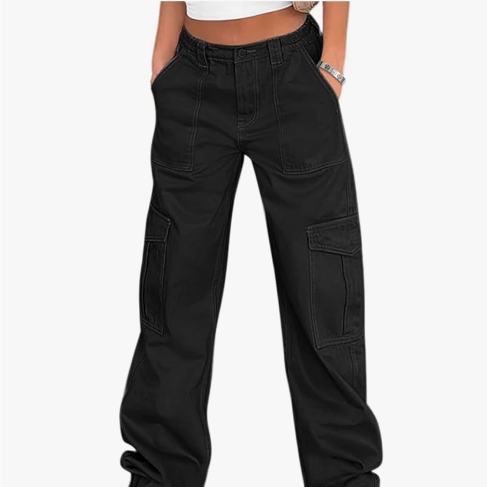 Black Cargo Pants Amazon